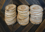 Set of 25 4.5"- 5" Aspen Wood Slices