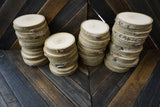 Set of 50 3"-3.5" Wood Slices (Aspen)